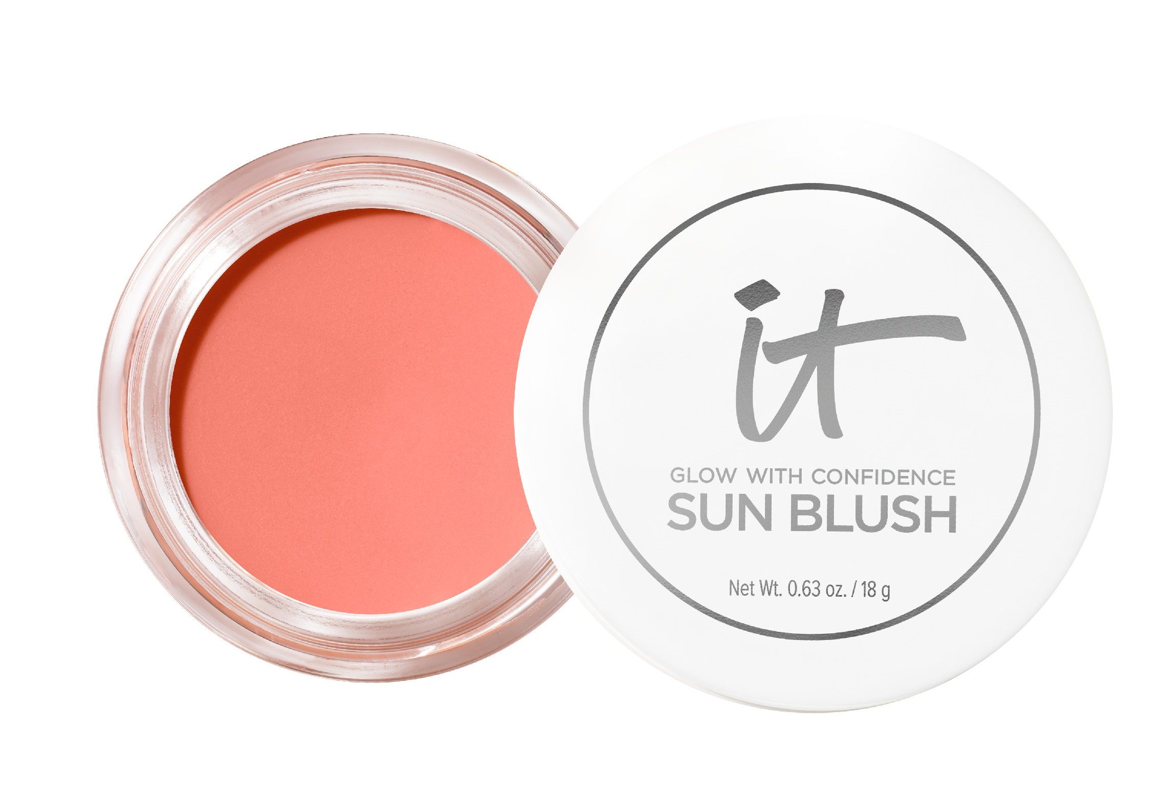 „Glow With Confidence Sun Blush“ kreminiai skaistalai ir bronzantai Prabangūs skaistalai