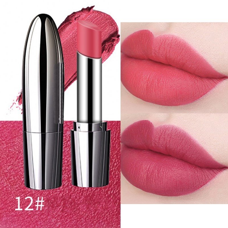 Rouge à lèvres mat velours, 10 couleurs, longue tenue, non collant, rouge et rose sexy, mat, waterproof, maquillage féminin