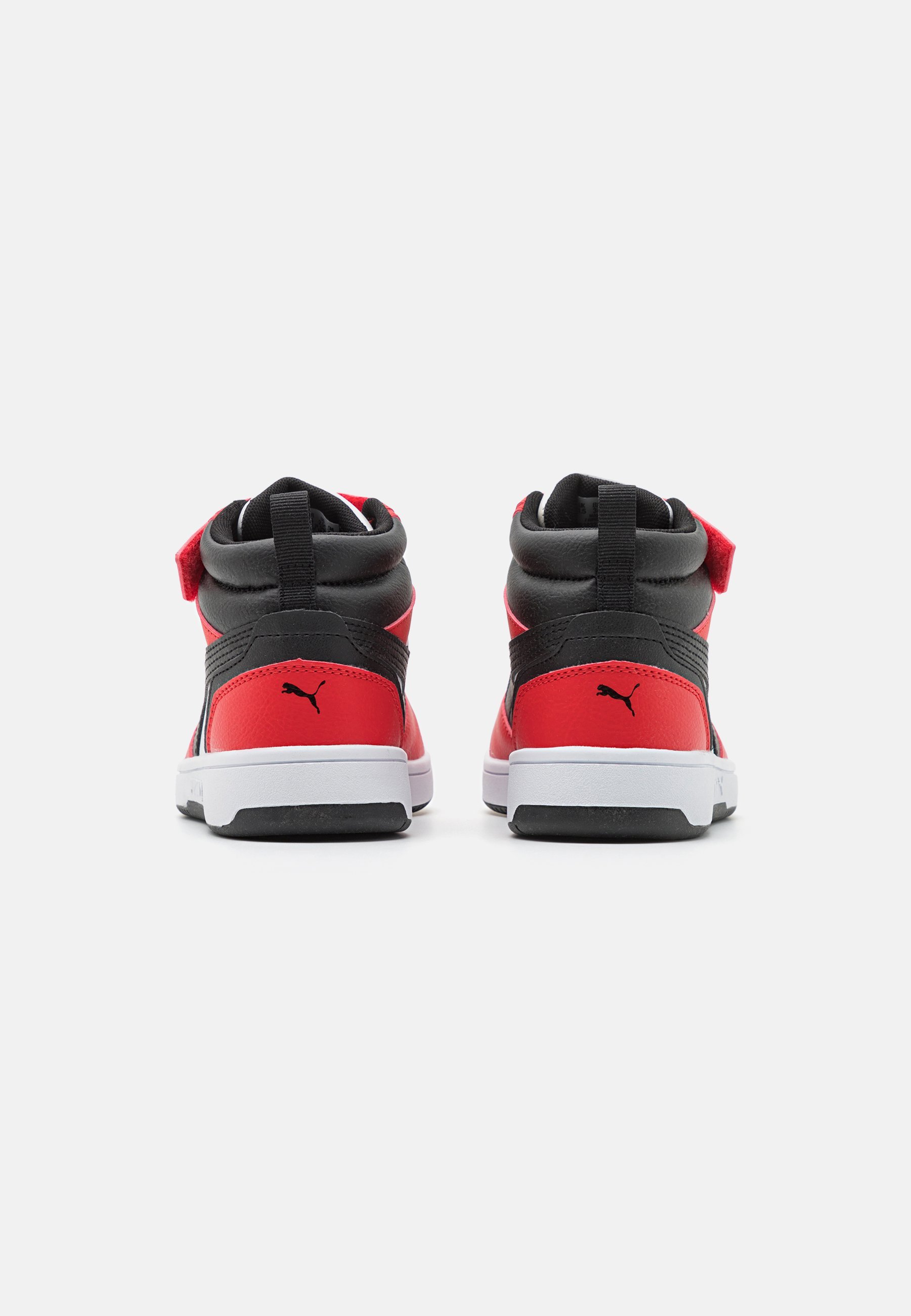 Puma REBOUND V6 MID UNISEX - Hoge sneakers - wit/zwart/voor altijd rood