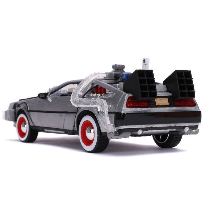Miniature Car - JADA TOYS - DE LOREAN Back to the Future III - 1/24 - Silver - Collection