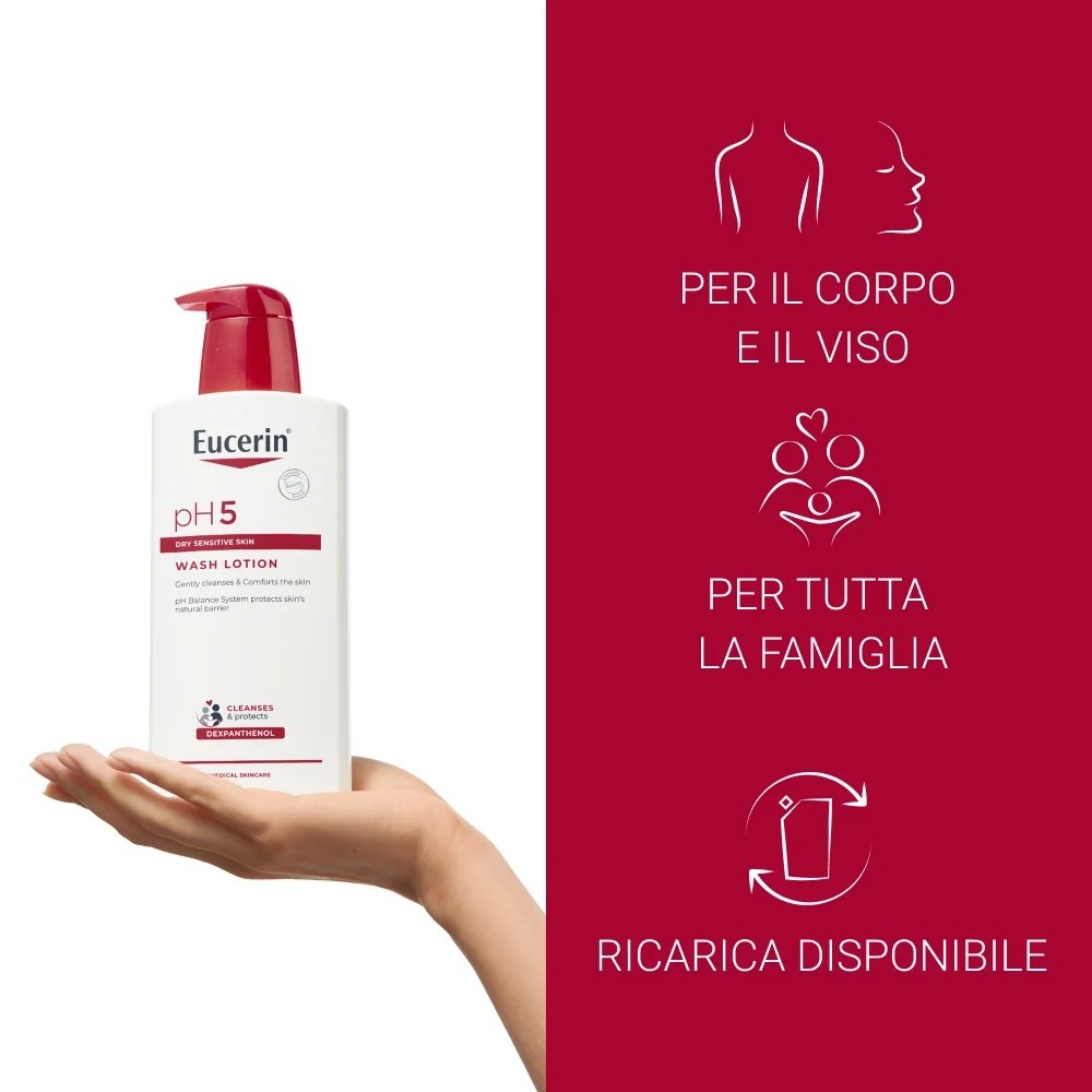 EUCERIN Eucerin Ph5 tekući čistač 400 ml održava otpornost kože