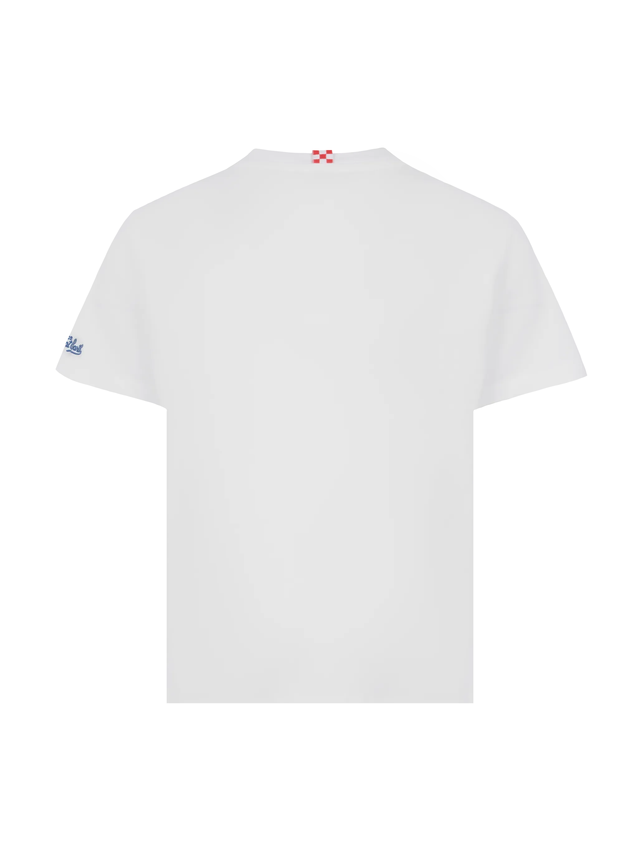 Eddy katoenen T-shirt met octopusprint en St. Barth Sailor-borduurwerk.