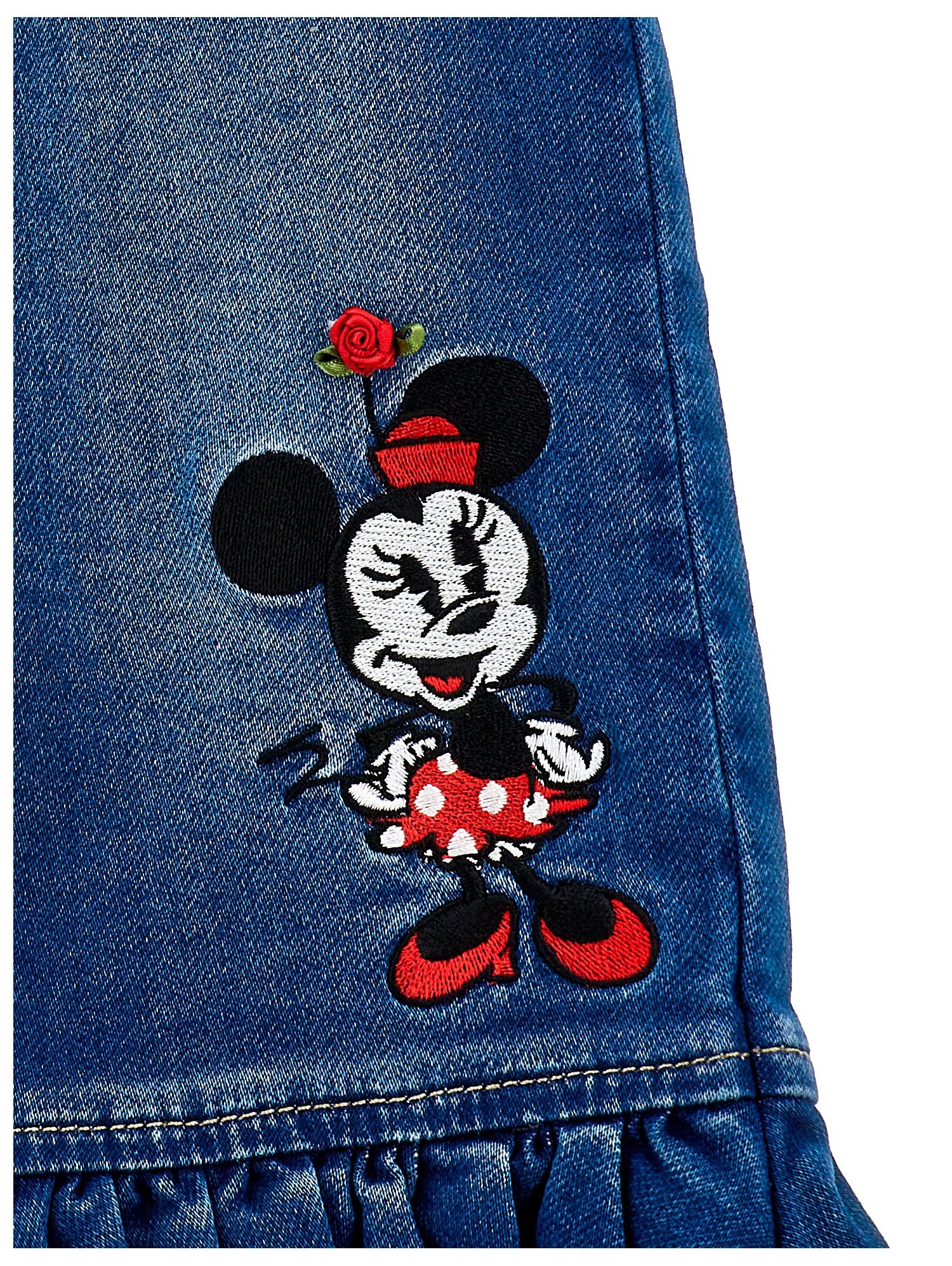 Monnalisa CON GALETTA - Jeans met rechte pijpen - blue stone denim