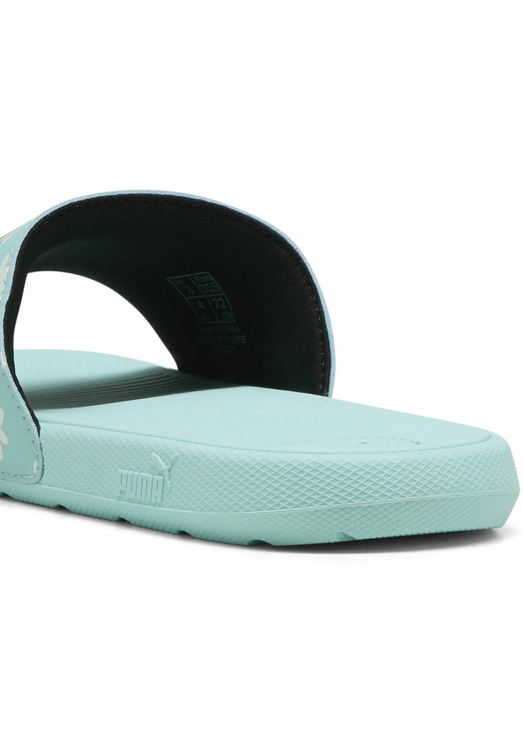 Puma COOL CAT 2.0 DAISIES - Pantofle - safe lake blue crystal white almost apricot