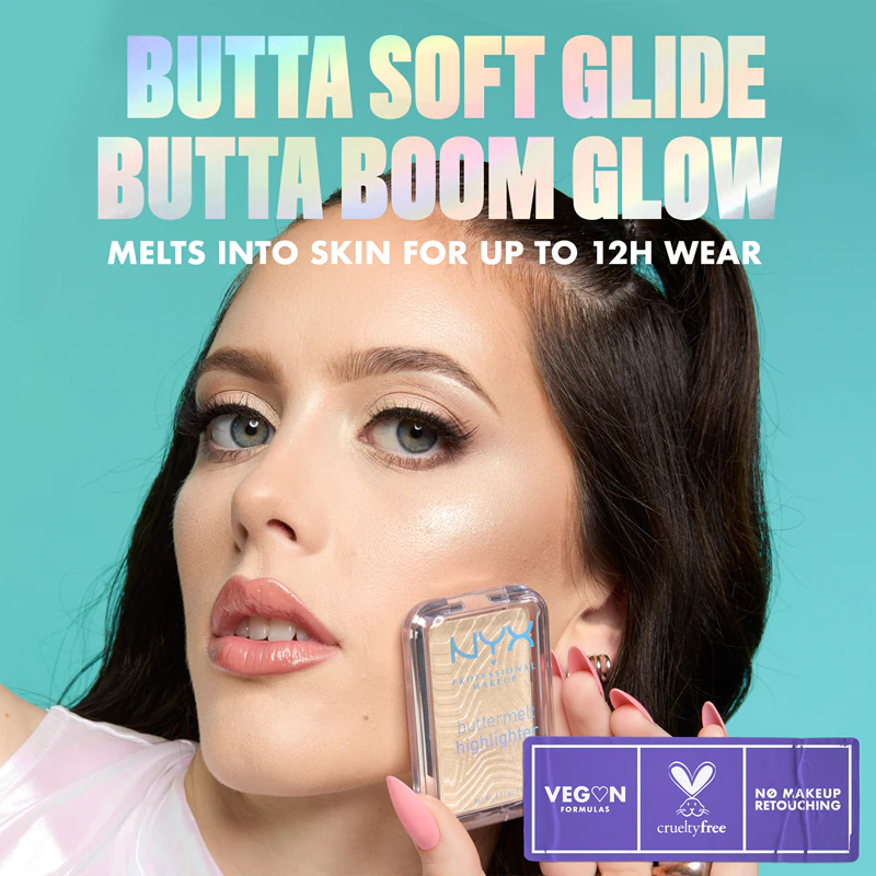 Iluminador Buttermelt da NYX Professional Makeup