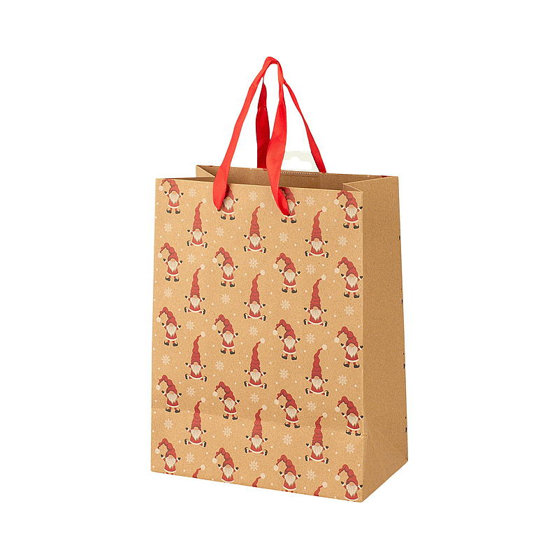 Bolsa de regalo de papel kraft de 20x25,5x11 cm