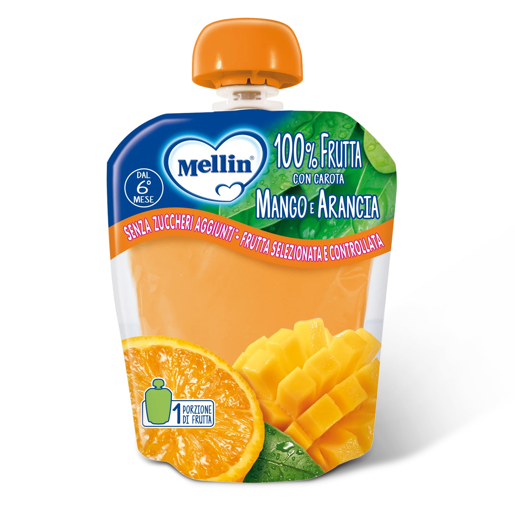 MELLIN Mellin Bolsa Naranja 90 G Mango