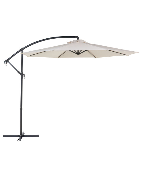 Parasol ogrodowy na wysięgniku beżowy