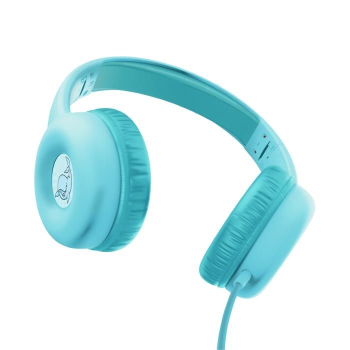 Auriculares infantiles Trust - 25278 - Volumen limitado a 85 dB - Diseño colorido - Pegatinas personalizables