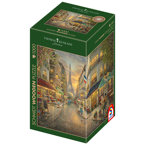 Holzpuzzle 1000 Teile, Pařížská kavárna