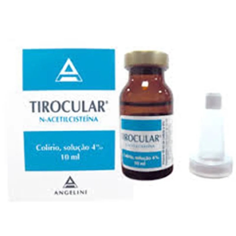 Collyre Tirocular 4 % 10 ml Acétylcystéine