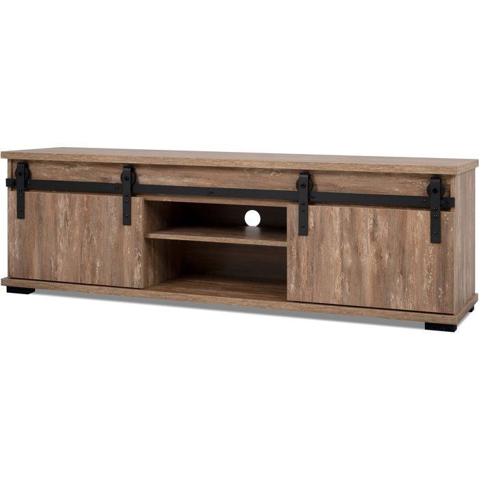 TV-meubel - MARRAKESCH - Eikenhout - 160 x 50 x 40 cm