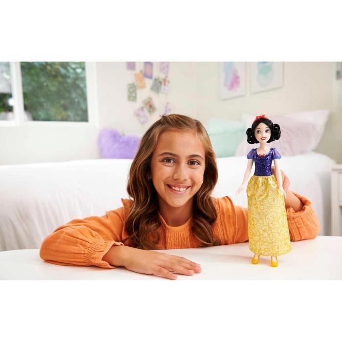 Boneca Branca de Neve 29 cm, Mattel Disney Princess, Acessórios para Vestir Bonecas HLW08
