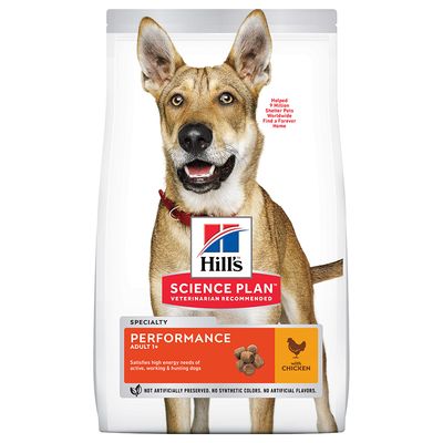 Hill's Science Plan Adulte 1-6 Performance Moyenne au poulet