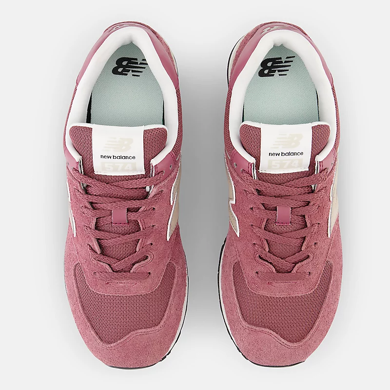 Unisex 574 - Bordowy z brązowym