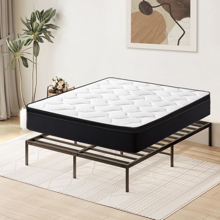 Set materasso e base letto 160x200, letto 160x200 con base e materasso, materasso 160x200x26cm