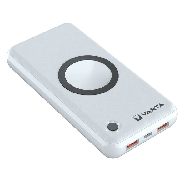 Trådløs 2-i-1 Powerbank, 20.000 mAh