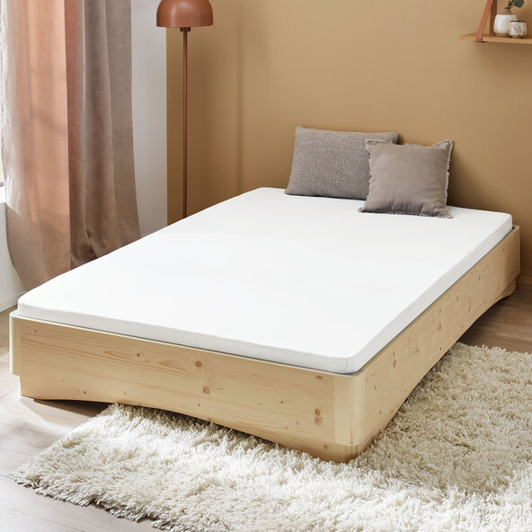 Jersey fitted sheet, 140-160 x 200 cm, white