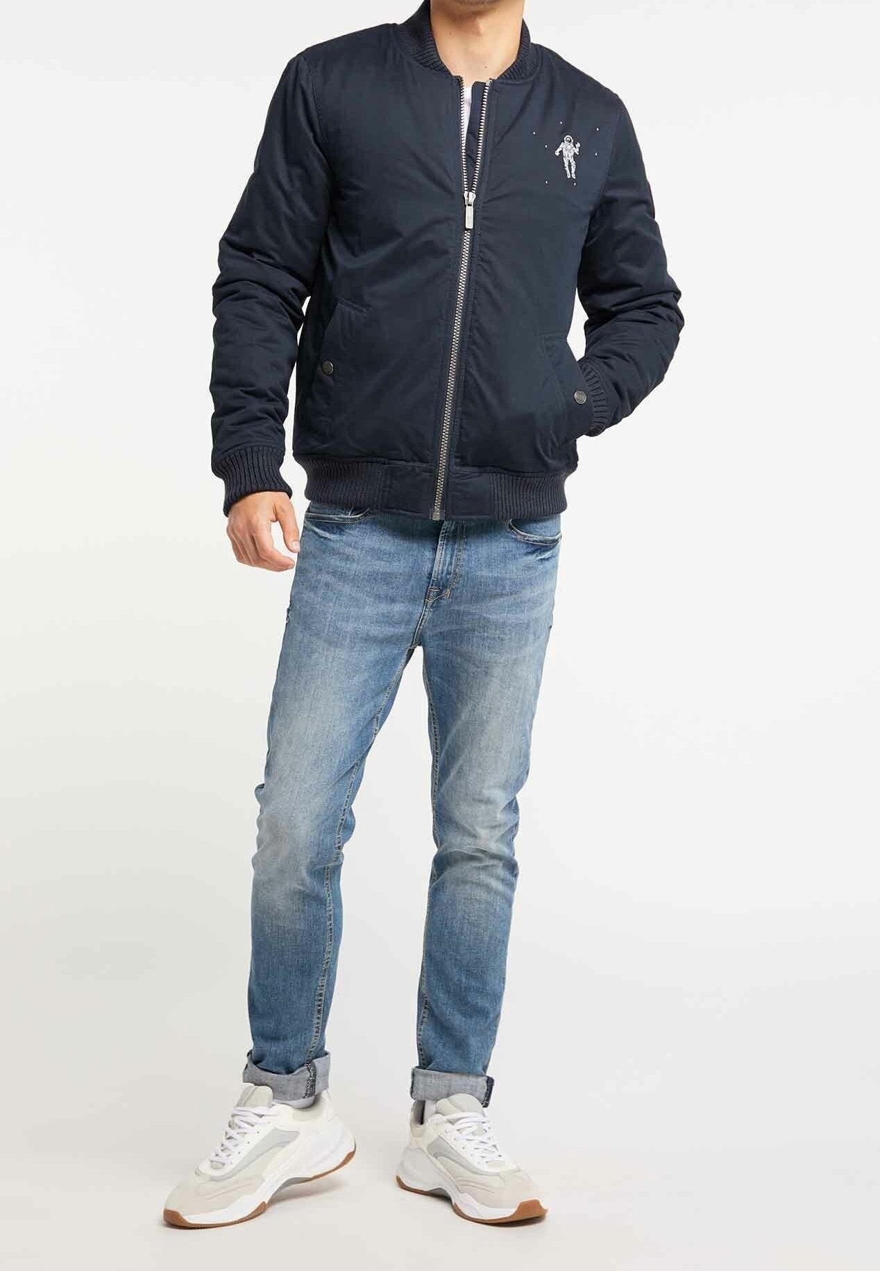 Blouson aviateur Mo - bleu