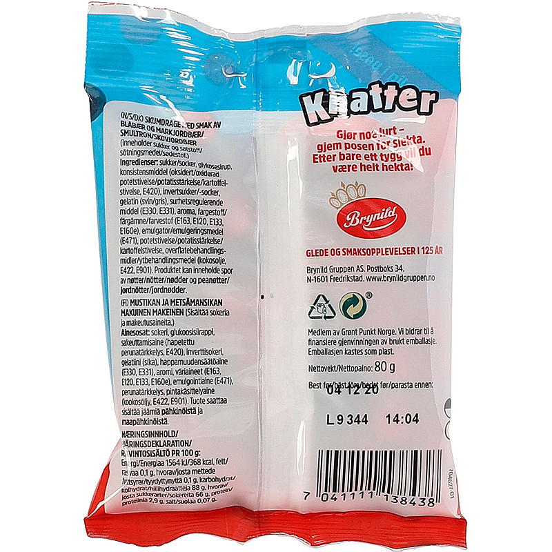 Brynild Knatter 80 g vilda bär Brynild