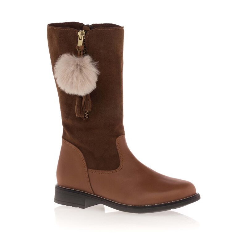 Botas marrones para niña