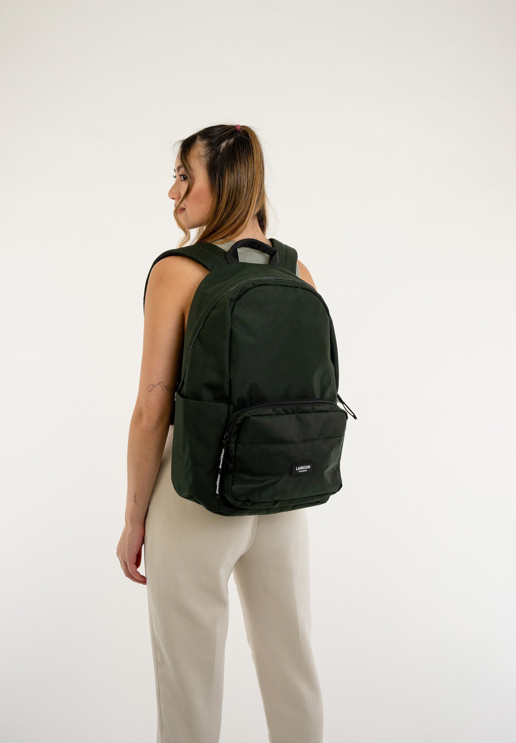 Larkson NO 3 - Zaino scolastico - verde scuro