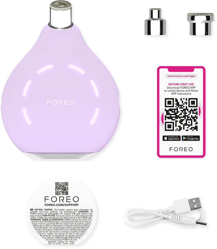 Prístroj FOREO KIWI™ Derma na diamantovú mikrodermabráziu a hĺbkové čistenie tváre