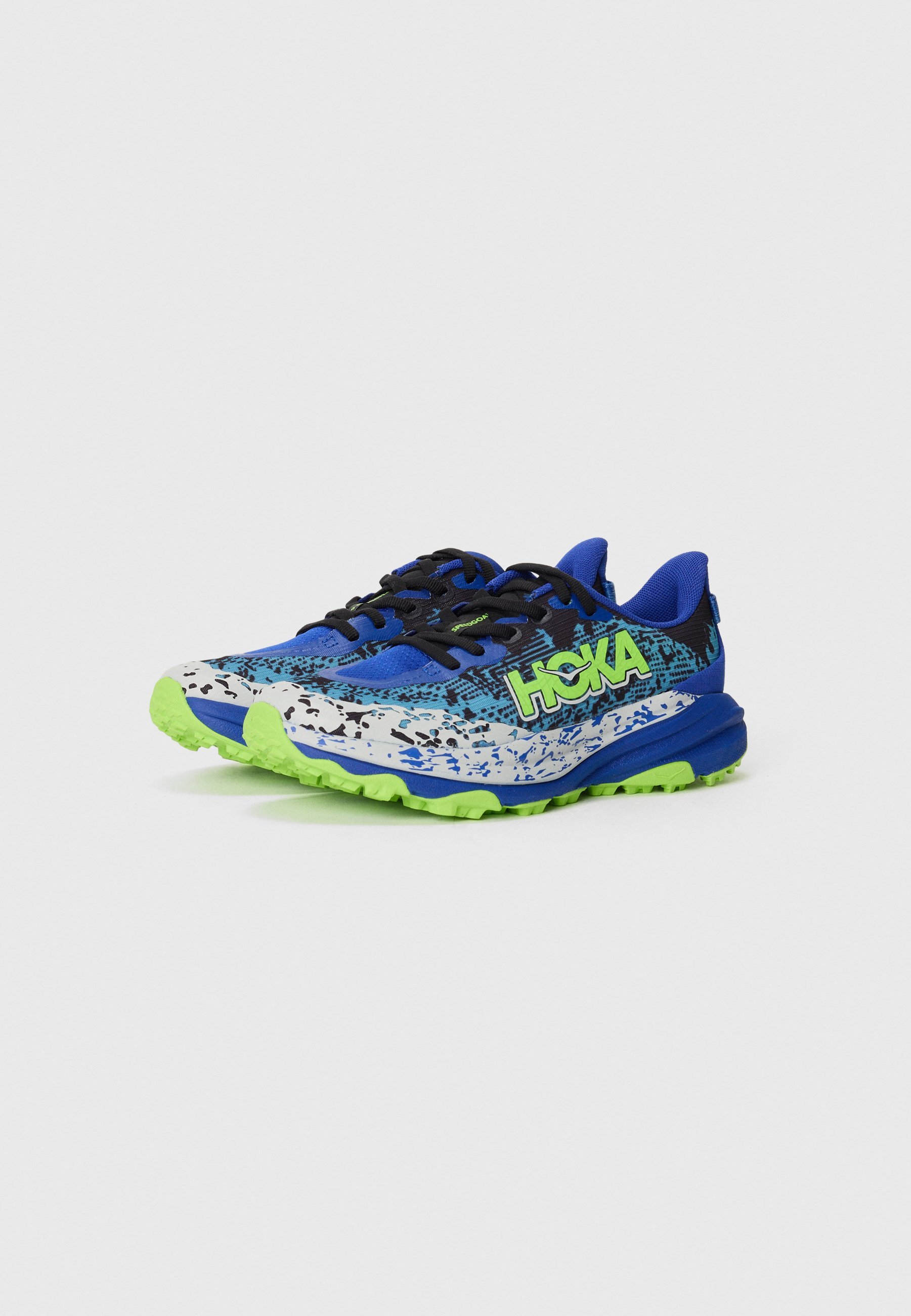 HOKA SPEEDGOAT 6 UNISEX - Scarpe da trail running - night sky/neon lime