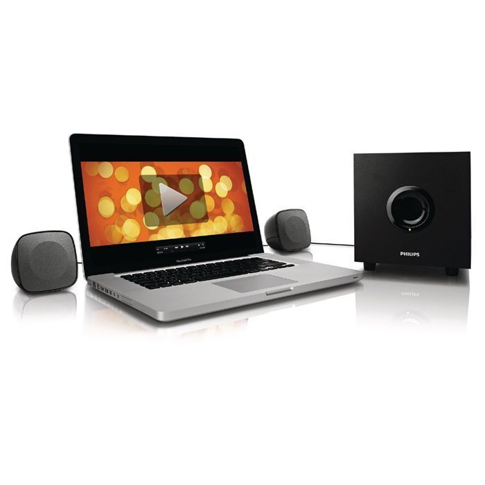 Philips 2.1 multimedialuidsprekers