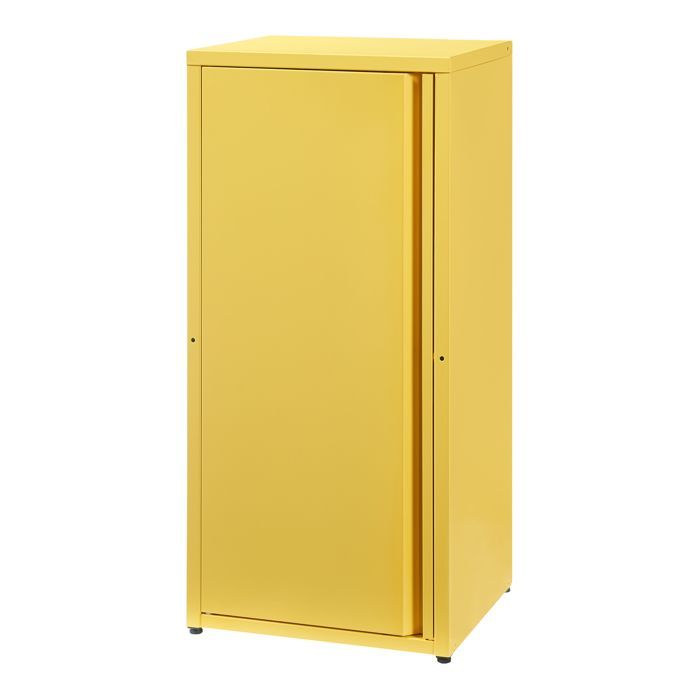 Armoire métallique Burlöv acier 88 x 40 x 35 cm jaune