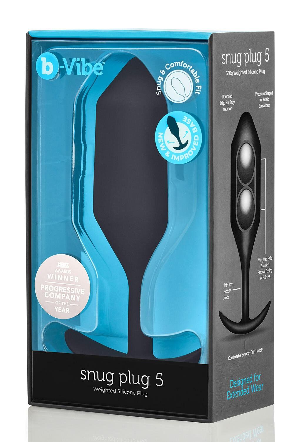 B-Vibe Snug Plug 5 Schwarz