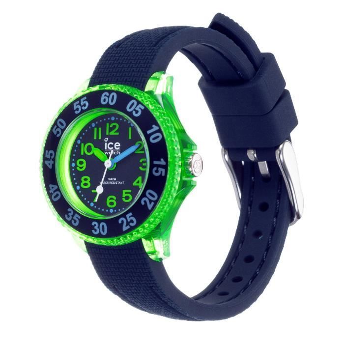 Kinderuhr – ICE WATCH – Ice Cartoon XS Dino – Grünes Silikonarmband – Wasserdicht bis 100 m – 28 mm