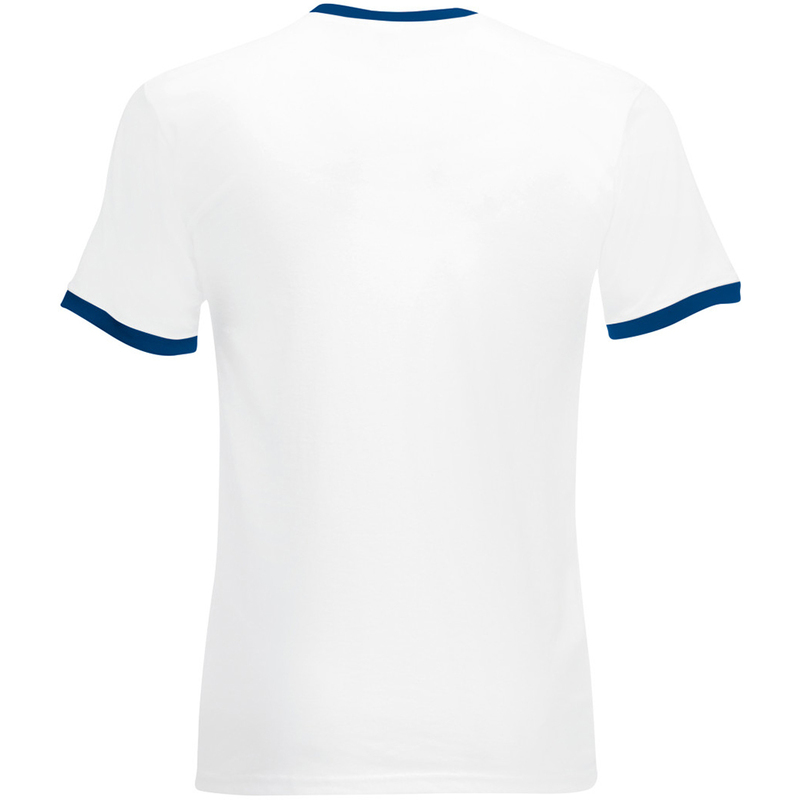  Camiseta De Manga Corta Con Bordes De Diferente Farve Fruit Of The Loom