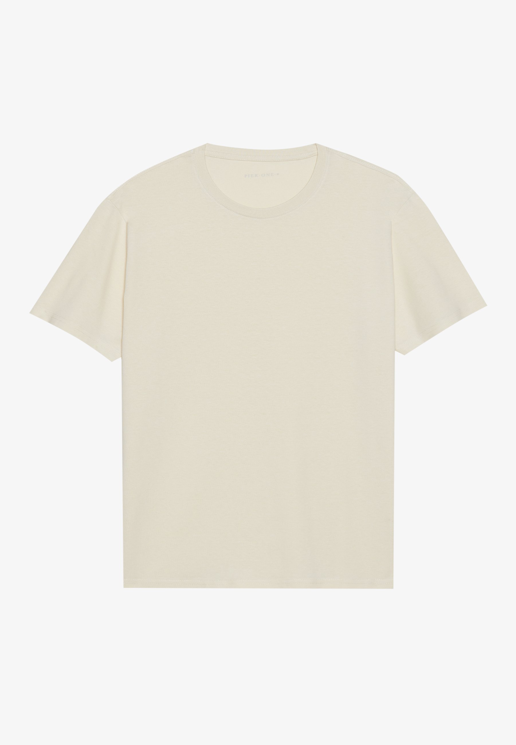 Lot de 5 t-shirts basiques Pier One - bordeaux/gris clair/marron