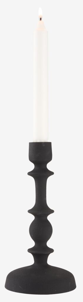 CASPAR svijećnjak Ø10xV21cm crni