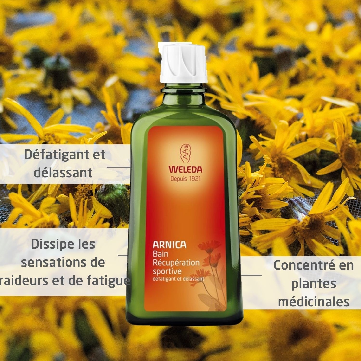 Weleda Bain récupération sportive à l'Arnica -200 ml