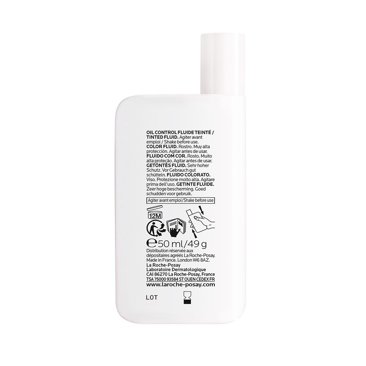 Anthelios UV Mune 400 Nevidljivi fluid u boji SPF50 Zaštita od sunca iz ljekarne