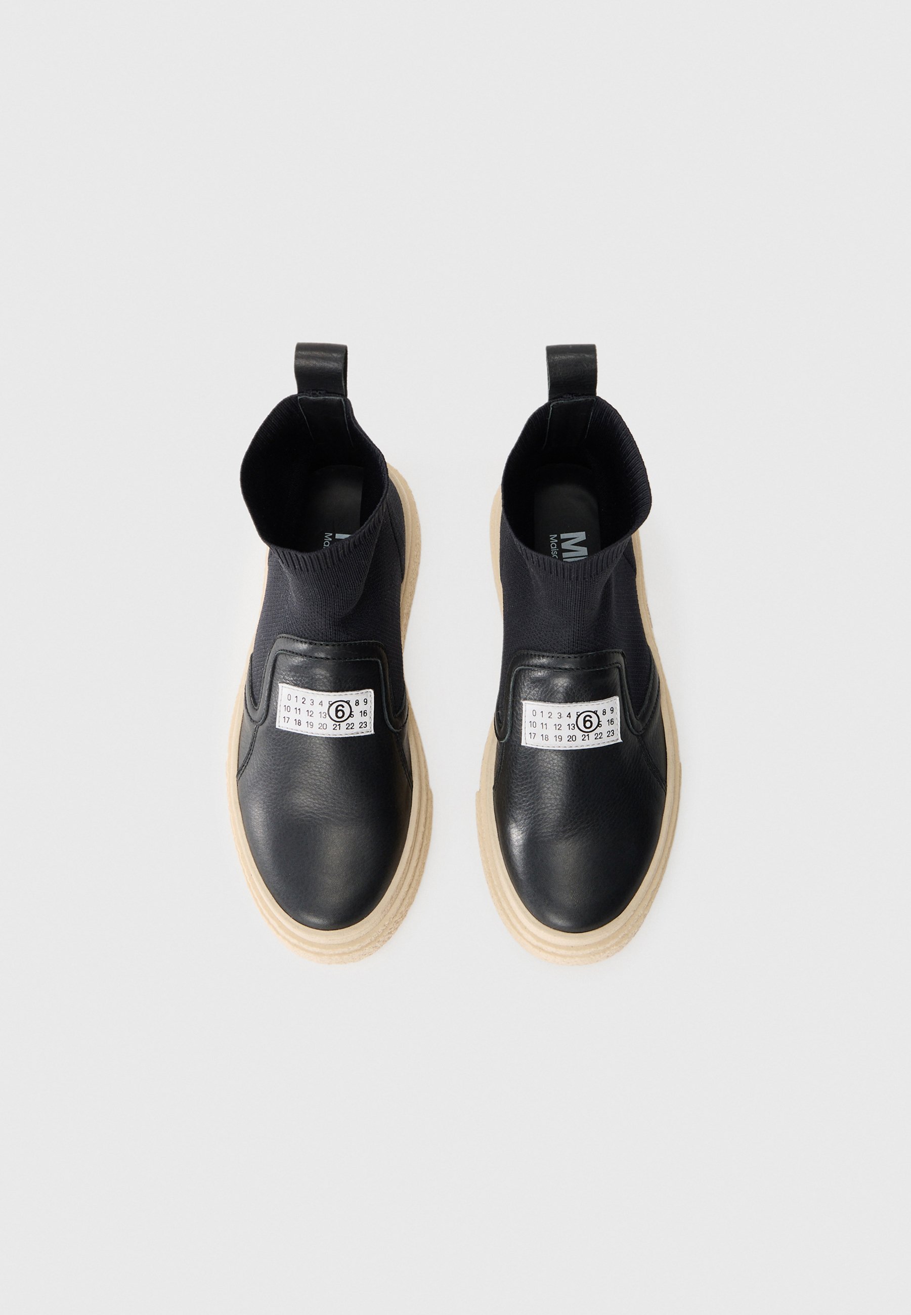 MM6 Maison Margiela UNISEX - Hoge sneakers - zwart/wit
