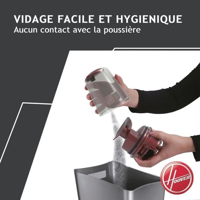 Aspirateur Matelas et Textiles Ultra Vortex - HOOVER MBC500UV - 500 W - 0,3 L - Animaux Allergies - Lampe UV-C antibactérien
