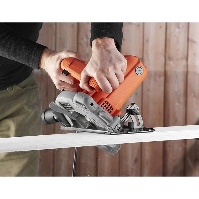 Corded circular saw - BLACK+DECKER - CS1250L-QS - 1250W - 66mm cutting depth - with 1 blade