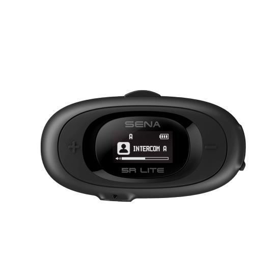 Intercomunicador Bluetooth para motocicleta - Sena - 5R Lite - Juego de 2 - Recargable por USB - Negro
