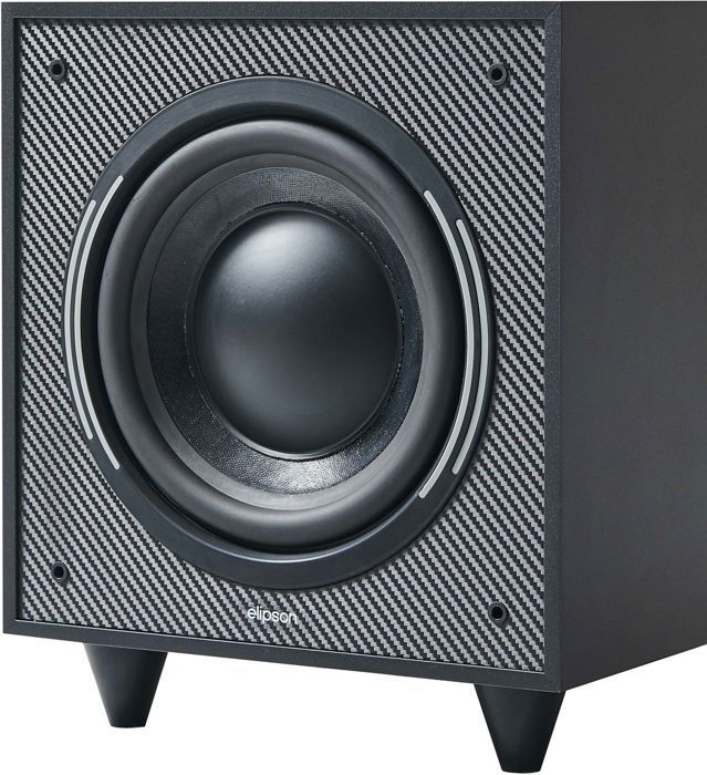 Caisson de basses - Elipson - Horus 8S - Noir Carbone - 150 W RMS - Haut-parleur 20 cm