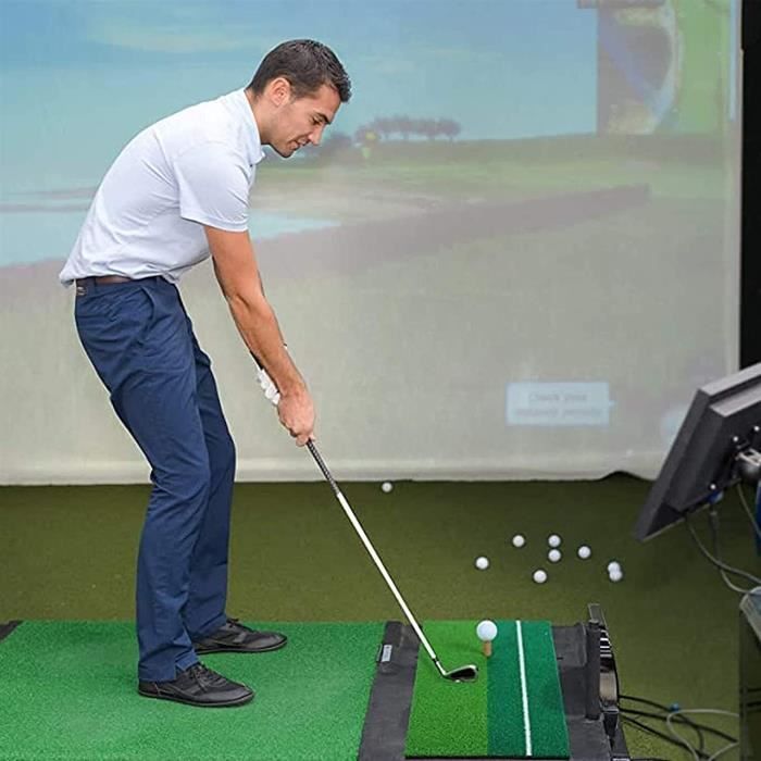 Golf Training Mat, Golf Mat, Portable Golf Hitting Mat, with a 2 Turf Launching Surface