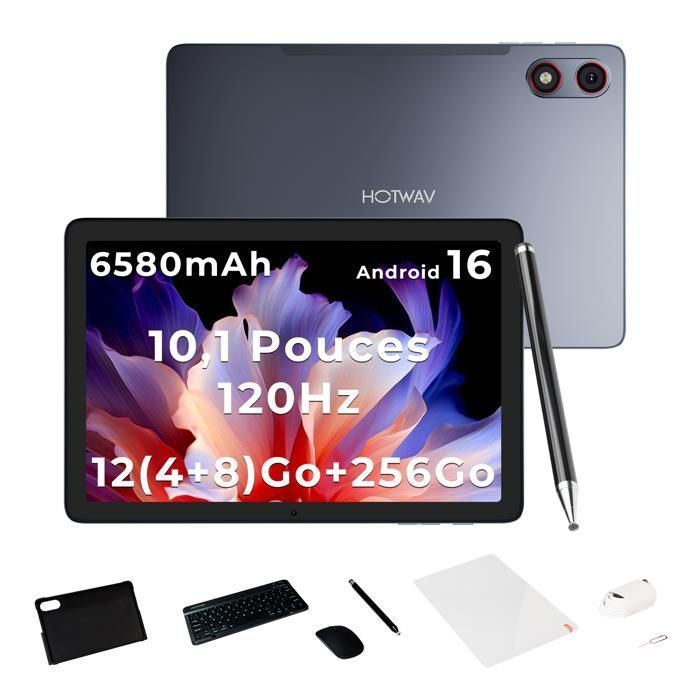Tablette Tactile-HOTWAV Pad 13 Pro Cadeaux Scolaire Android 16 10.1