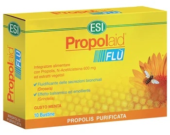 ESI ESI Propolaid Griep Bronchi Verzachtende Werking 10 zakjes met muntsmaak