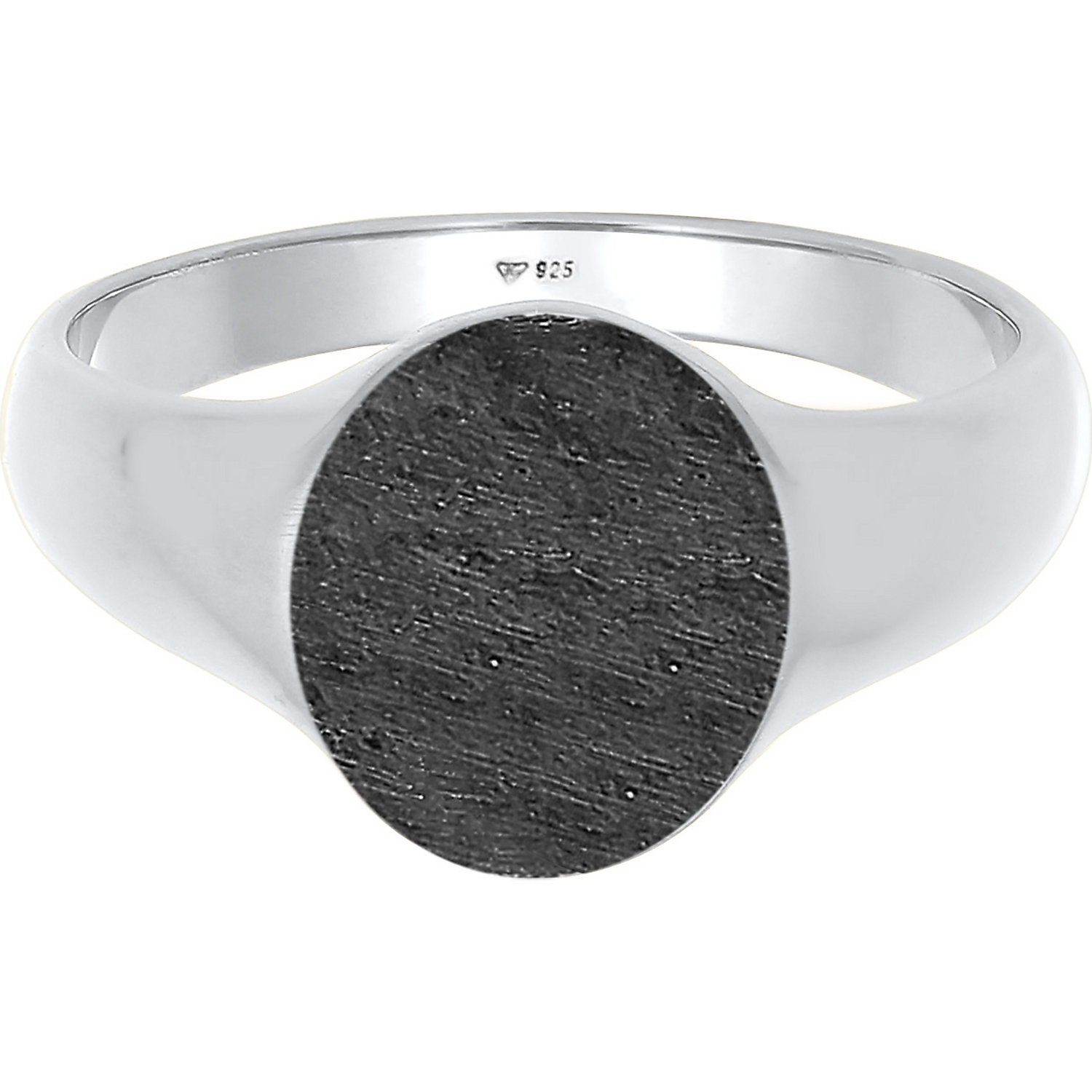 KUZZOI Chevalière Basic Minimal Robuste Massif Bague Homme - (925/1000) Argent