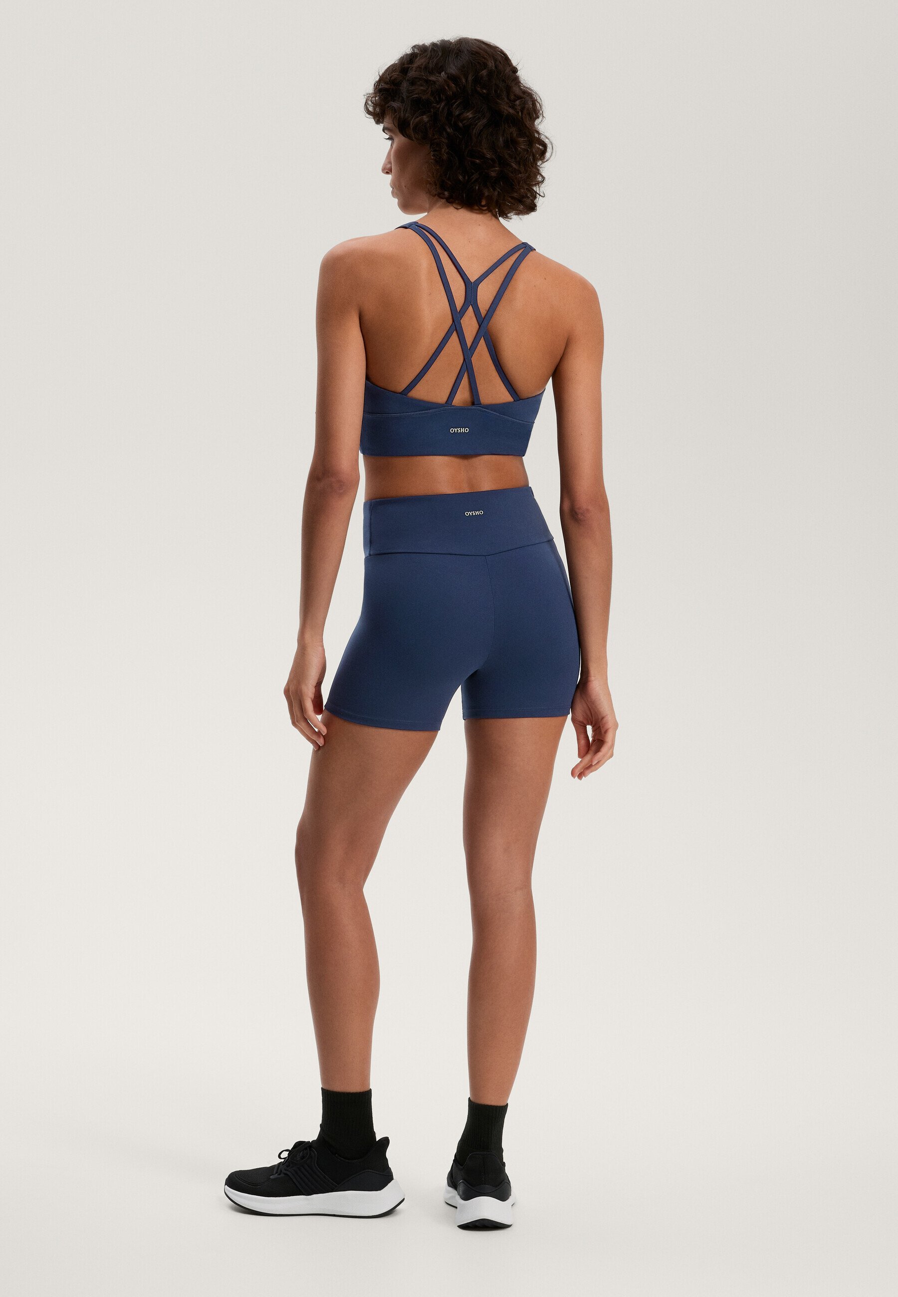 OYSHO COMFORTLUX HIGH-RISE HOT - Leggings - donkerblauw