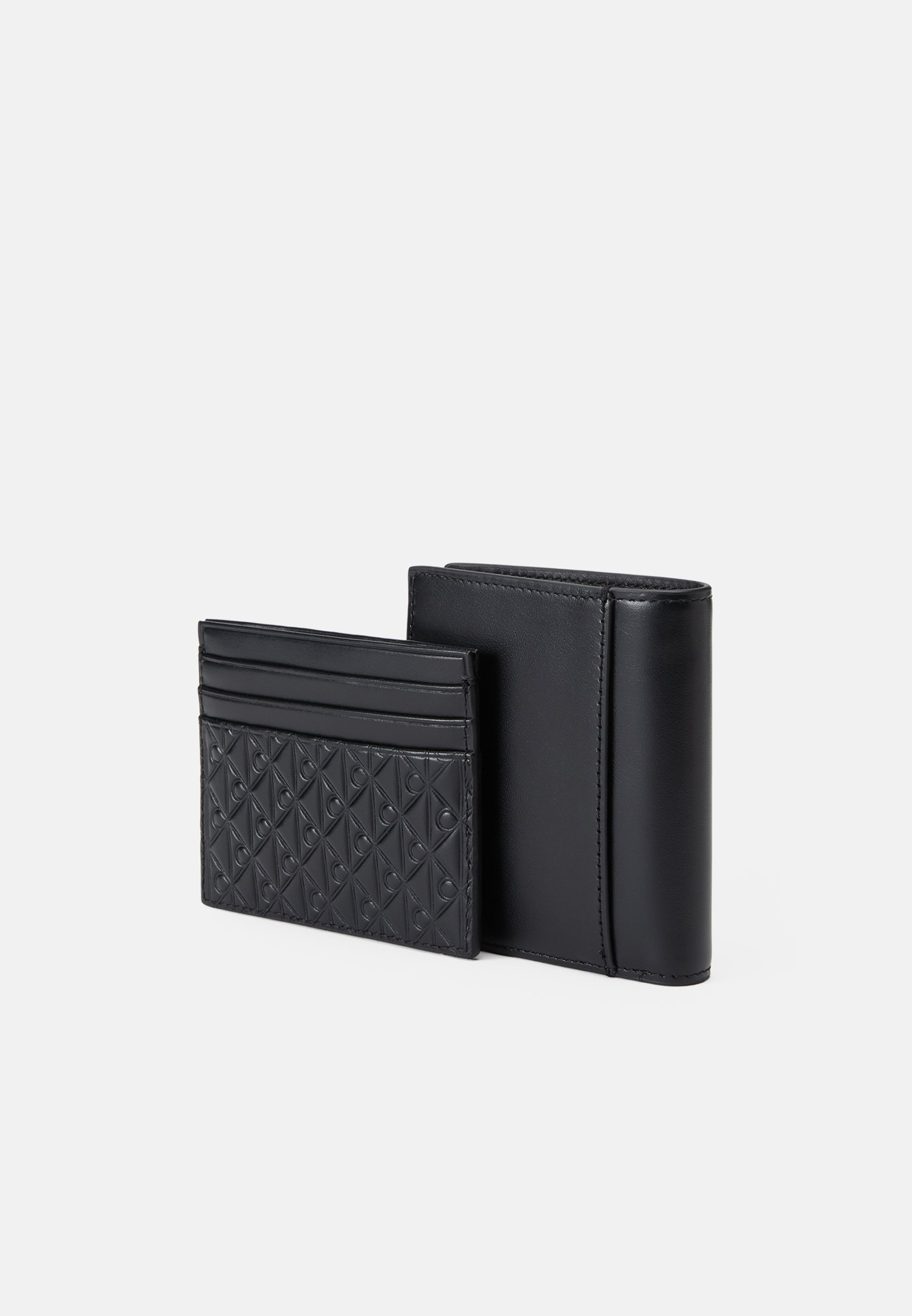 Calvin Klein EMBLEEMSET - Portemonnee - zwart/formeel grijs