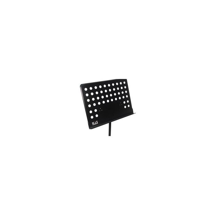 Support de Partitions Perforé Noir avec Réglage de la Hauteur et de l'Angle - NJS080