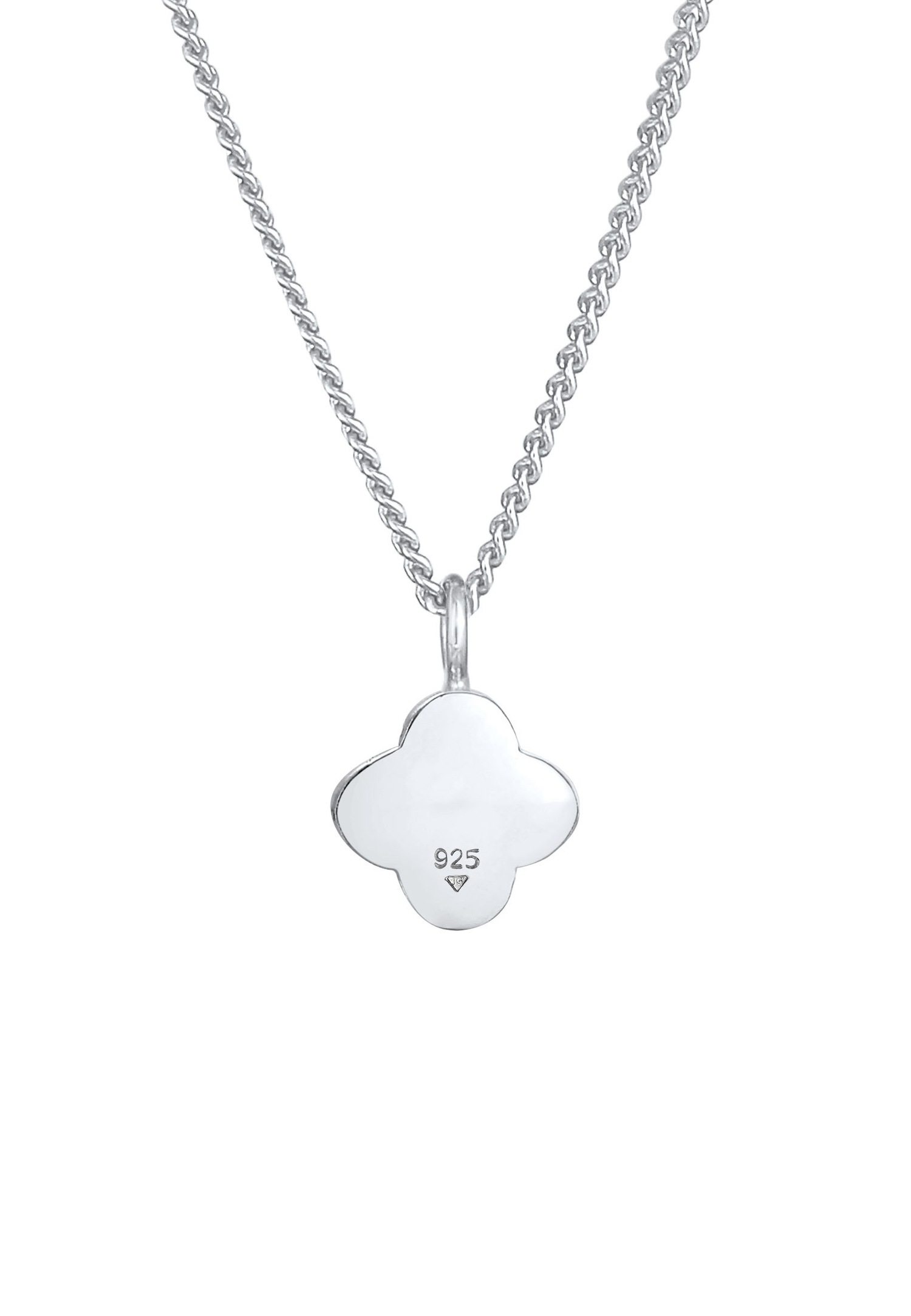 Elli Pendentif trèfle dame symbole de chance classique en argent sterling 925
